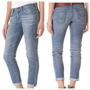 AG Adriano Goldschmied Cigarette Roll Up Jeans